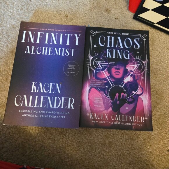 Infinity Alchemist & Chaos King Both Advanced Reader's Copy Editions Bundle - Picture 1 of 9